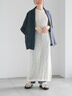 【松井愛莉着用】メッシュハーフスリーブジャケット《2025summer catalog item》（ブラウン/ネイビー）｜Te chichi（テチチ）通販