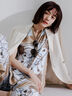【松井愛莉着用】ハーフスリーブオーバーミドルジャケット《2025summer catalog item》（オフホワイト/グレー/ベージュ）｜Te chichi（テチチ）通販