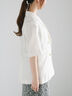 【松井愛莉着用】ハーフスリーブオーバーミドルジャケット《2025summer catalog item》（オフホワイト/グレー/ベージュ）｜Te chichi（テチチ）通販