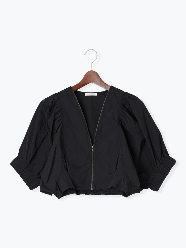 tageechita パフドレープ ショートブルゾン 定価 ¥14,800 tageechita パフドレープ ショートブルゾン 定価 ¥14,800