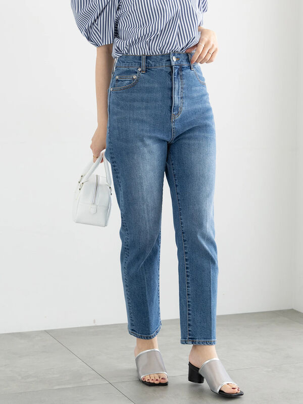 セール】 【松井愛莉着用】センタークリーススリムDenim（ブラック