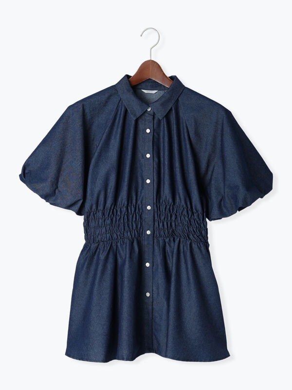 ロージーモンスター　バルーン　チュニック ブラウス　ネイビー ロージーモンスター バルーン チュニック ブラウス ネイビー トップス