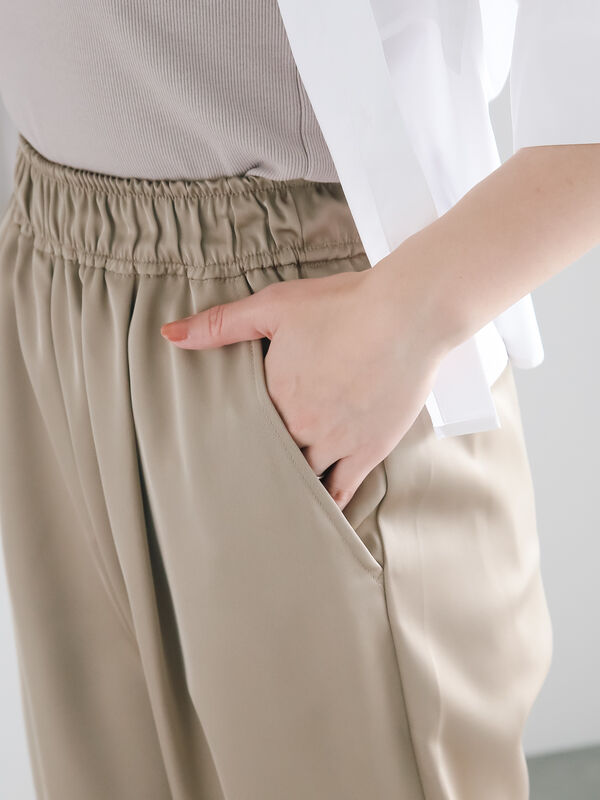 ホワイト スカラップヘム パンツ 楽天市場】Shinzone シンゾーン ベイカーパンツ コットン “BAKER