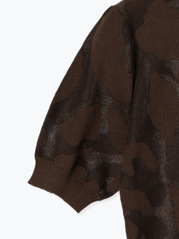 【タグ付】sheller シェリエ chicパールハーフスリーブニット sheller シェリエ chicパールハーフスリーブニット