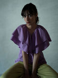 ラッフルフリルブラウス《2025summer catalog item》（パープル）｜Te chichi（テチチ）通販