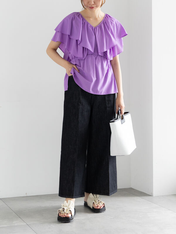 【新発売】今週の市販 セール】 ラッフルフリルブラウス《2025summer catalog item トップス
