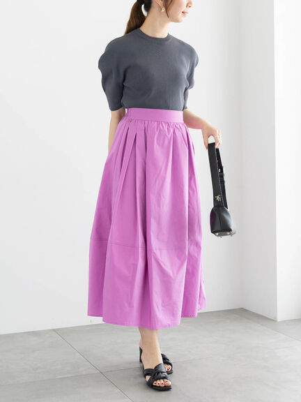 ボリュームコクーンスカート《2025summer catalog item》（ブラック/ピンク/ベージュ）｜Te chichi（テチチ）通販