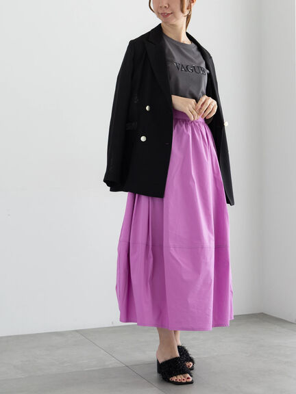 ボリュームコクーンスカート《2025summer catalog item》（ブラック/ピンク/ベージュ）｜Te chichi（テチチ）通販