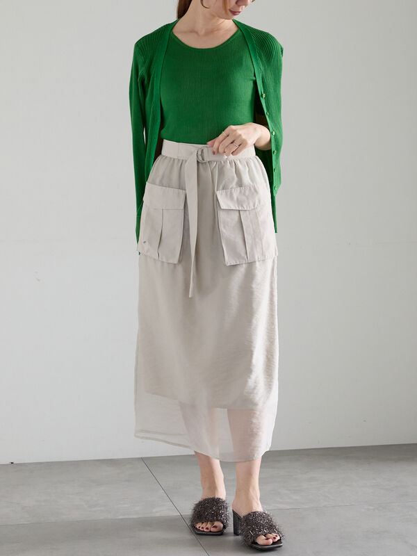 セール】 シアービッグポケットスカート《2025summer catalog item