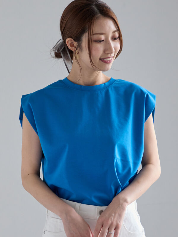 新品　ヨリ　ノースリーブ　チュニック　カットソー 楽天市場】チュニック ノースリーブ（Tシャツ・カットソー