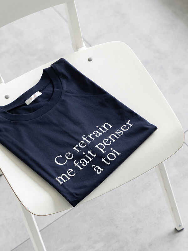 レタードプリントTシャツ（ネイビー）｜Te chichi（テチチ）通販