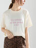 レタードプリントTシャツ（クリーム）｜Te chichi（テチチ）通販
