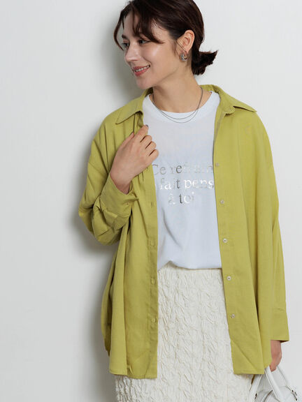 レタードプリントTシャツ（オフホワイト/ネイビー/クリーム）｜Te chichi（テチチ）通販