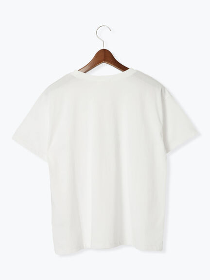 レタードプリントTシャツ（オフホワイト/ネイビー/クリーム）｜Te chichi（テチチ）通販