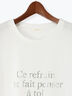 レタードプリントTシャツ（オフホワイト/ネイビー/クリーム）｜Te chichi（テチチ）通販