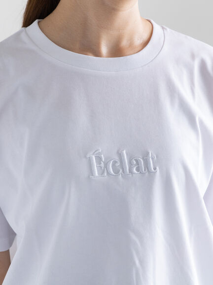 ウレタン刺繍Tシャツ（オフホワイト/チャコールグレー/ベージュ）｜Te chichi（テチチ）通販