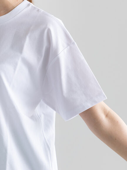 ウレタン刺繍Tシャツ（オフホワイト/チャコールグレー/ベージュ）｜Te chichi（テチチ）通販