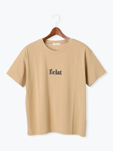 ウレタン刺繍Tシャツ（オフホワイト/チャコールグレー/ベージュ）｜Te chichi（テチチ）通販