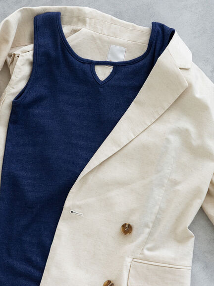 タンクトップ(ブルー/青系)｜レディースファッション通販のCAN ONLINE SHOP