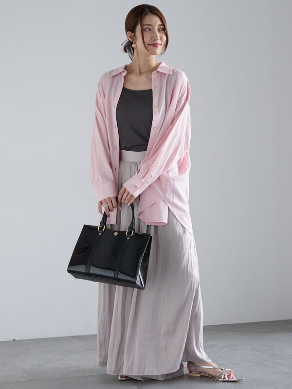 detente しゅあんさん サテンパンツ セール】anuke Piping Satin Pants パイピングサテンパンツ