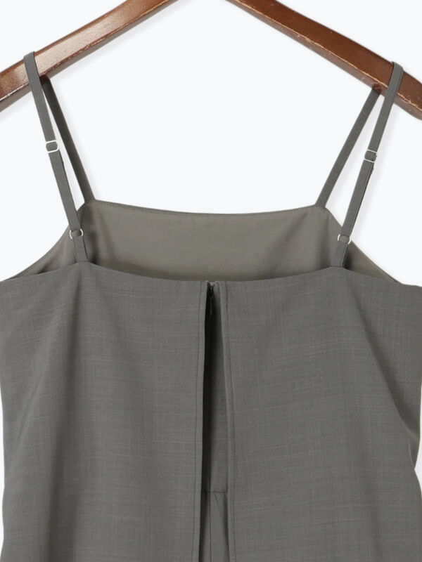 ソレイアード　コンビネゾン セール】 レイヤードコンビネゾン（グレー/モカ/ワンピース