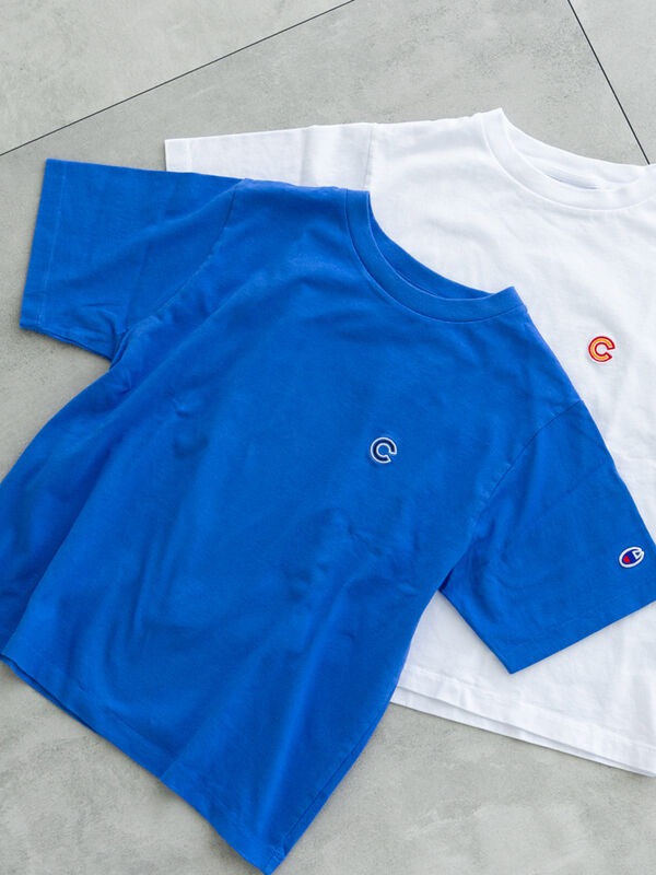Championワンポイント刺繍Tee（ブルー）｜Te chichi（テチチ）通販