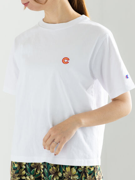 Championワンポイント刺繍Tee（ホワイト/グレー/ブルー）｜Te chichi（テチチ）通販