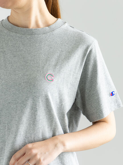 Championワンポイント刺繍Tee（ホワイト/グレー/ブルー）｜Te chichi（テチチ）通販