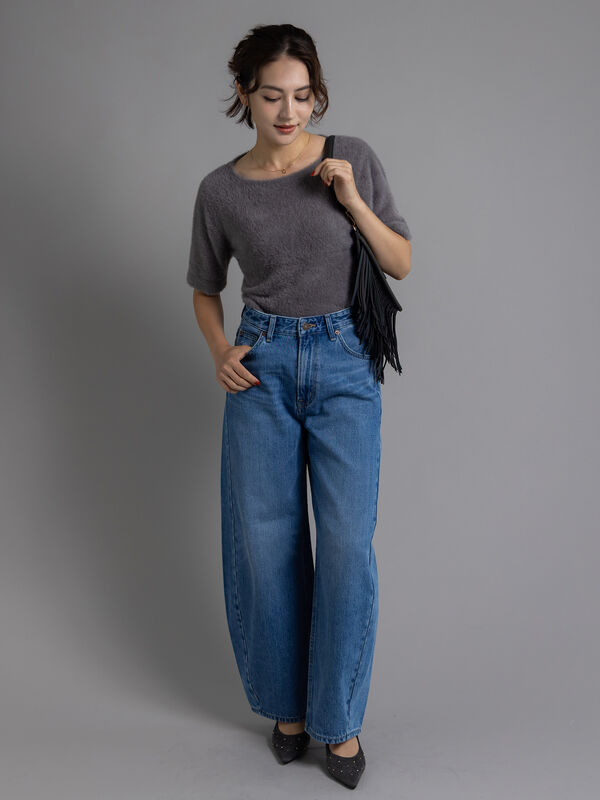 【EDWIN別注】カーブテーパードデニム《2025Autumn catalog item》（ブルー）｜Te chichi（テチチ）通販