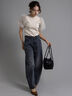 【EDWIN別注】カーブテーパードデニム《2025Autumn catalog item》（ブラック/ブルー）｜Te chichi（テチチ）通販