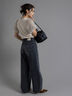 【EDWIN別注】カーブテーパードデニム《2025Autumn catalog item》（ブラック/ブルー）｜Te chichi（テチチ）通販