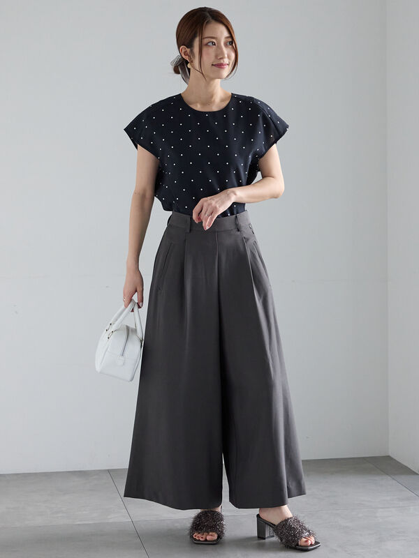 未使用 COS 夏 リネン パンツ フレア ワイドパンツ スラックス グッチ SENSE OF PLACE by URBAN RESEARCH パンツ 「5サイズ展開」「UR