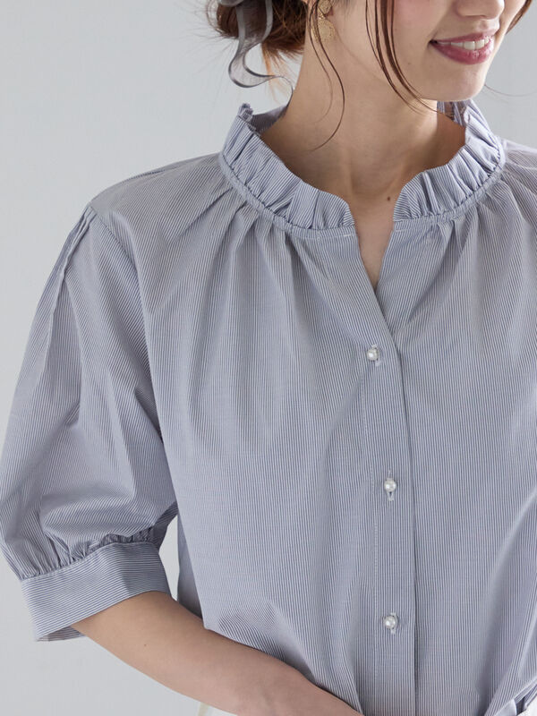 アパルトモン Stand Frill Blouse スタンドフリルブラウス アパルトモン Stand Frill Blouse スタンドフリルブラウス
