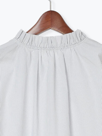 パターンアソートスタンドフリルブラウス（オフホワイト/グレー/イエロー/サックスブルー）｜Te chichi（テチチ）通販