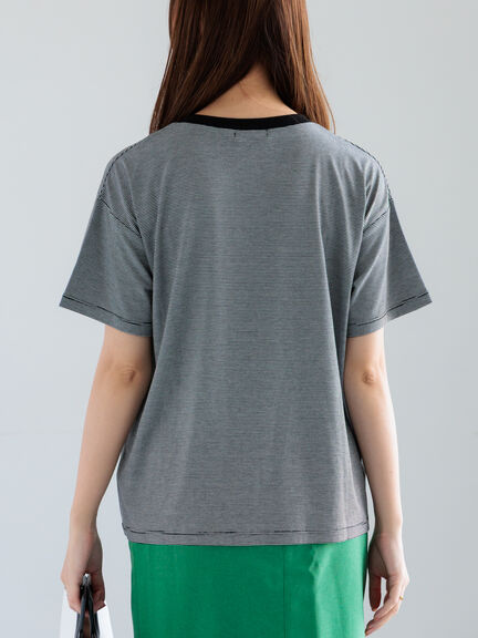 フレームロゴプリントTシャツ（オフホワイト/チャコールグレー/ブラック）｜Te chichi（テチチ）通販