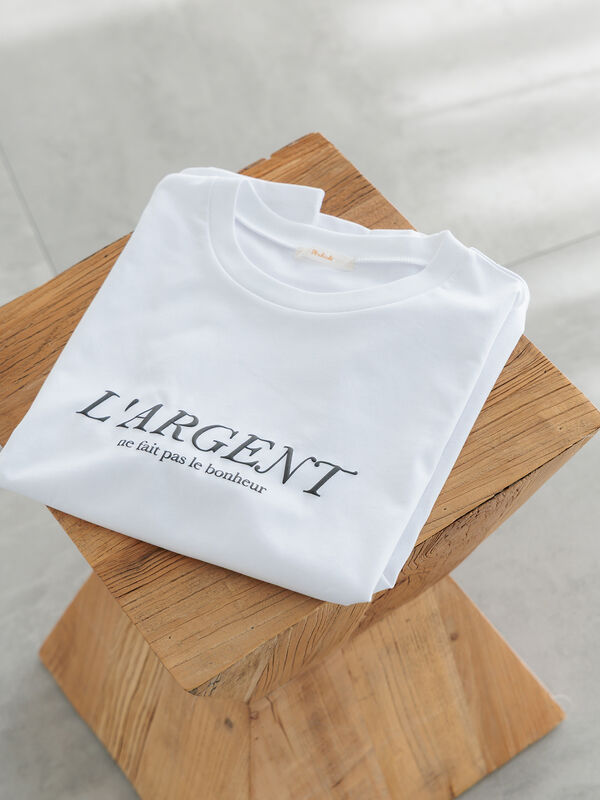 発泡ロゴプリントTシャツ（オフホワイト/グレー/ブラック）｜Te chichi（テチチ）通販