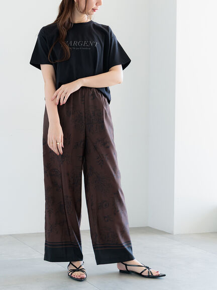 発泡ロゴプリントTシャツ（オフホワイト/グレー/ブラック）｜Te chichi（テチチ）通販