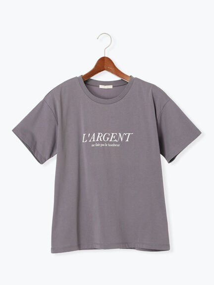 発泡ロゴプリントTシャツ（オフホワイト/グレー/ブラック）｜Te chichi（テチチ）通販