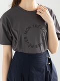 ラインストーンサークルロゴTシャツ（チャコールグレー）｜Te chichi（テチチ）通販