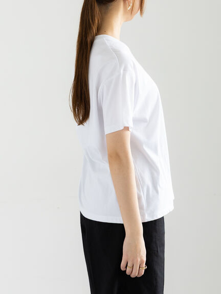 ラインストーンサークルロゴTシャツ（シルバー/チャコールグレー/ブラウン）｜Te chichi（テチチ）通販