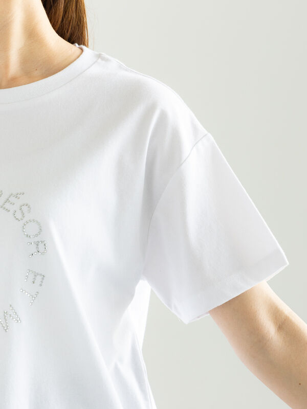 ciatre ストーンロゴTシャツ ブラウン ciatre ストーンロゴTシャツ ブラウン - メルカリ