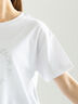 ラインストーンサークルロゴTシャツ（シルバー/チャコールグレー/ブラウン）｜Te chichi（テチチ）通販