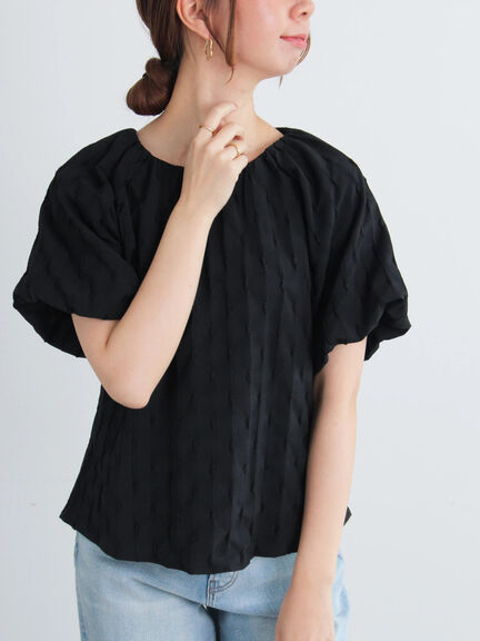 値下げ！TOGA バルーンスリーブ ブラック Tシャツ 半袖 TOGA バルーンスリーブ ブラック Tシャツ 半袖