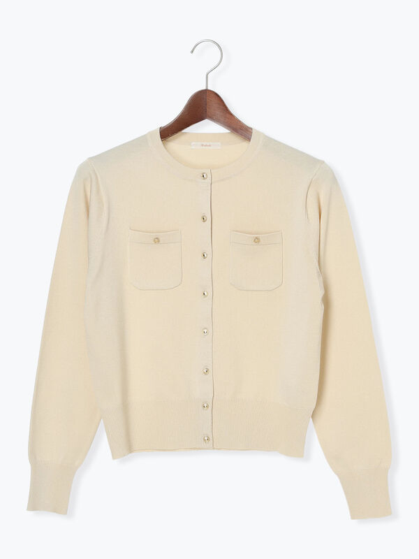 タグ付き美品　KETTY ✨Mサイズ 長袖カーディガン ベージュ タグ付き美品 KETTY ✨Mサイズ 長袖カーディガン ベージュ