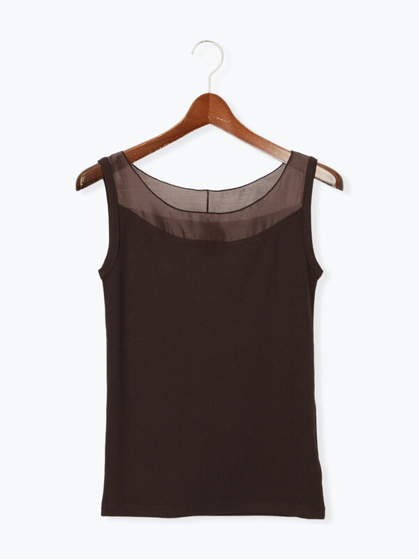 tシャツ COLUMN / シアーカットタンクトップ レディース COLUMN / シアーカットタンクトップ（Tシャツ/カットソー