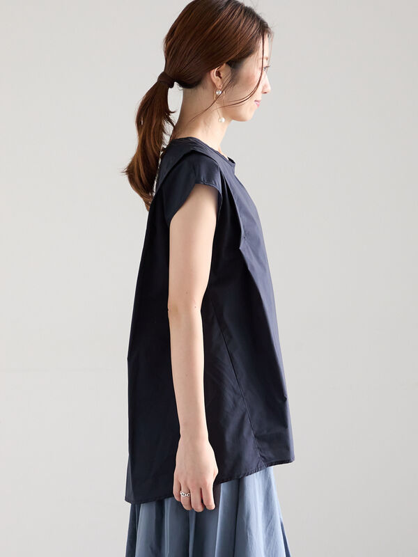 【美品】マルティニーク　ドライシアーブラウス エアリードライタッチブラウス（セットアップ可）｜martinique