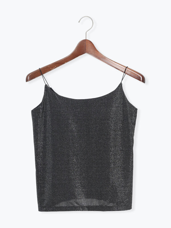 TT様タグ付き未使用 meri カップ付きフレアキャミソール ブラック