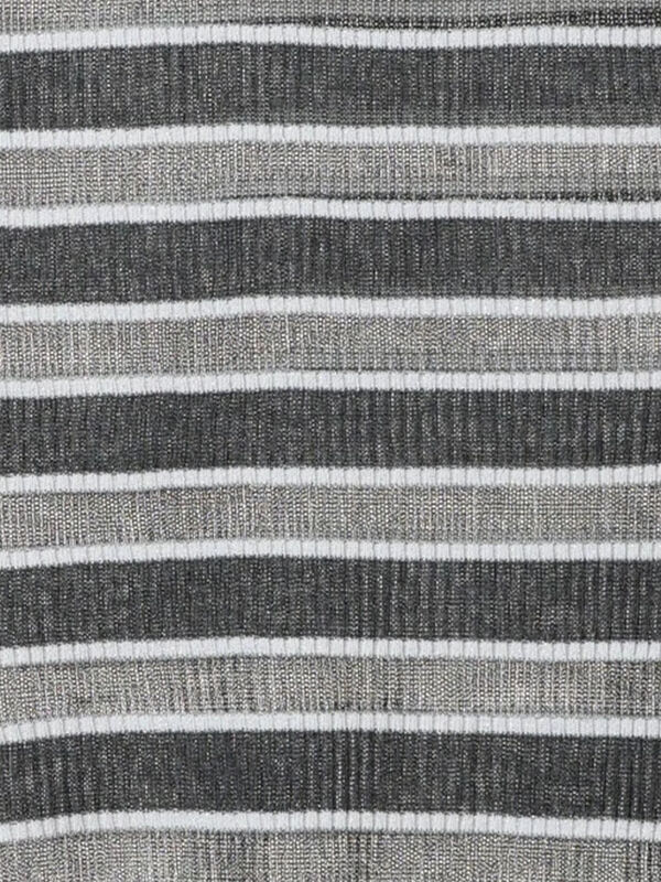 UN3D. マルチボーダーハーフスリーブニット UN3D.（アンスリード）の「マルチボーダーハーフスリーブニット