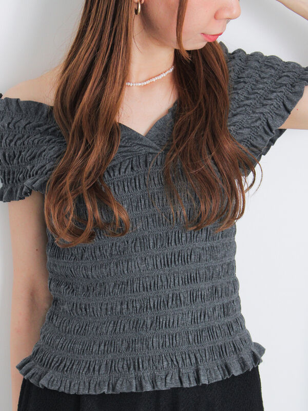 ゆっつん様　チソン SQUARE ZIP SHOULDER / LOOPTEX