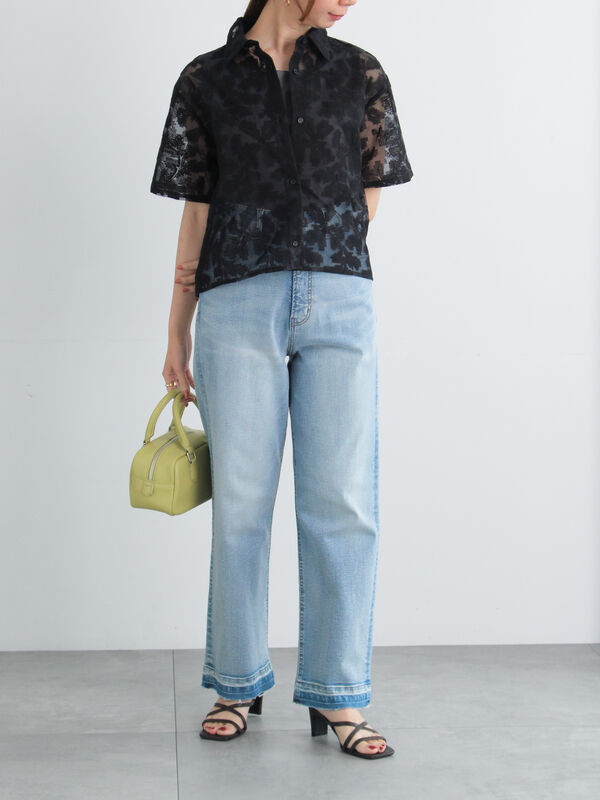 美品チェスティ 24SS 洗えるオーガンジー総刺繍シボ パフスリーブブラウス 楽天市場】【40%OFF】HOSHII TO DEAU(ホシイトデアウ)×manon